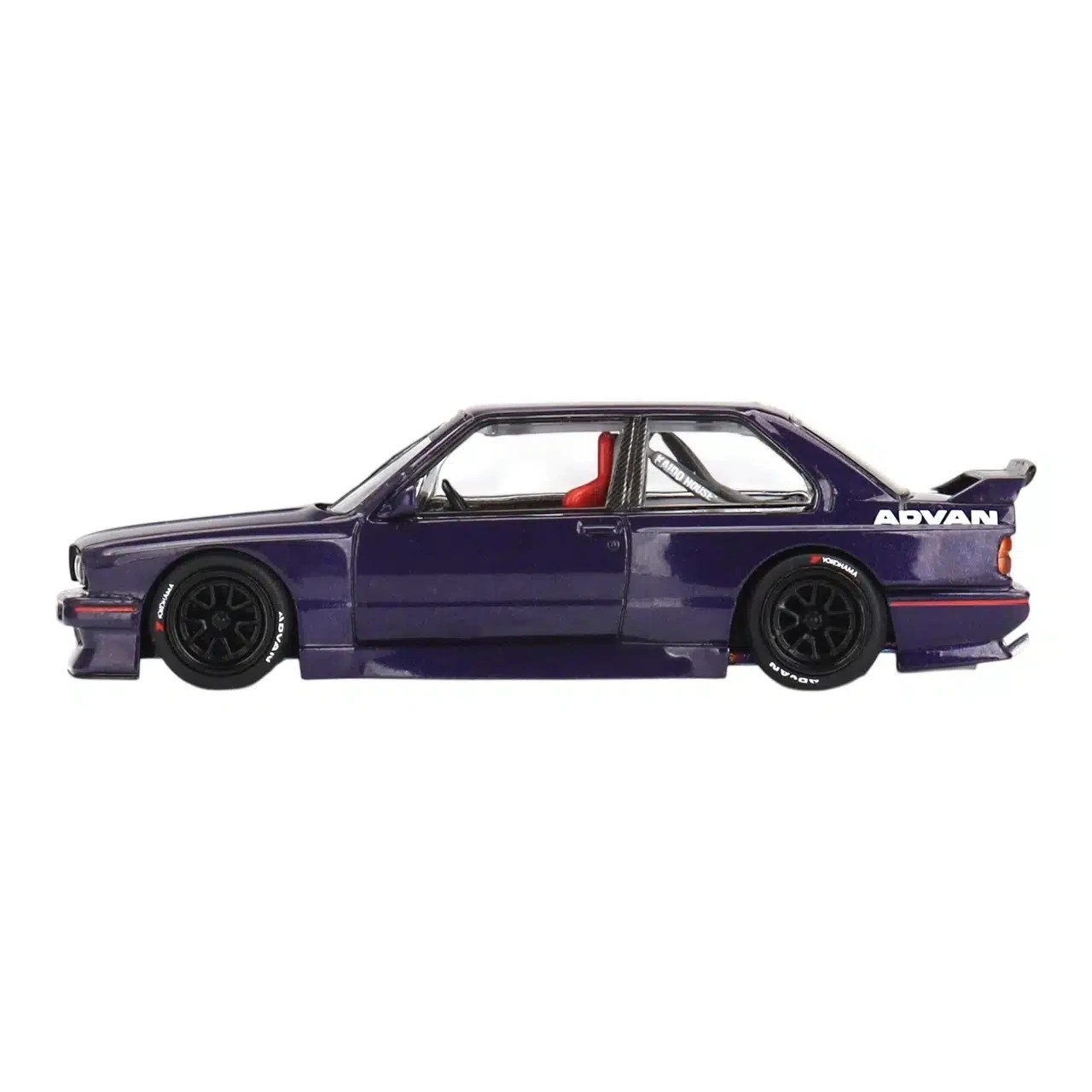카이도 하우스 + MINIGT 1/64 BMW M3 카이도 KW V1 KHMG216-CH 자동차 합금 차량 다이캐스트 메탈 모델 어린이 선물 장난감 소년용