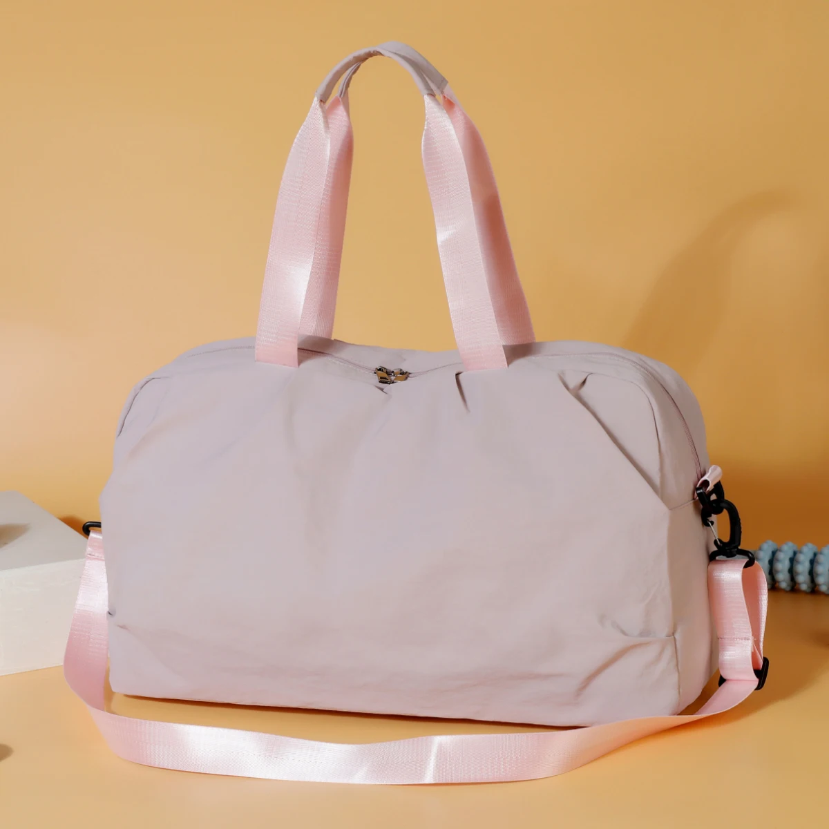 Travel Bag for Men, Large-Capacity Portable Luggage Bag, Short-Distance Business Trip Travel Storage Bag, Yoga Fitness Bag, Shoulder Bag for Women, Simple Travel Bag