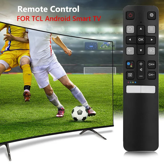  RC802V Reemplazo de control remoto con comandos de teclas de  voz para TCL Smart TV 43P30FS 32P30S 49P30FS 32S6500A 65P8S 65P8 55P8S 55P8  55EP680 49S6800FS 49S6800 49S6800 49S6555 10FS 38 2S6500 