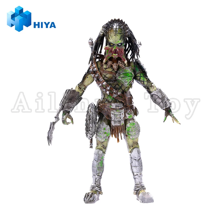 Hiya 1/18 5 Pollici Action Figure Exquisite Mini Series Avpr Battle Damage Wolf Predator Anime Per Regalo Spedizione Gratuita
