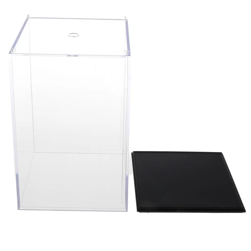 10x10x14cm Model Display Case Dustproof Display Box for Model Figures