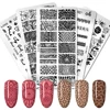 12*6cm Big Size Nail Art Stamping Plate Lines Animal thicken Template Printing mold Plates Nail Art Stencil Decor Stamp Tool 1