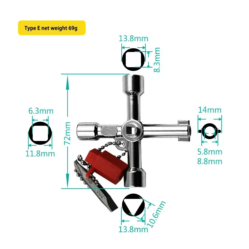 Compact 4-in-1 Multi-Tool Kit with Electric Screwdriver, Hex Wrench, and Valve Key