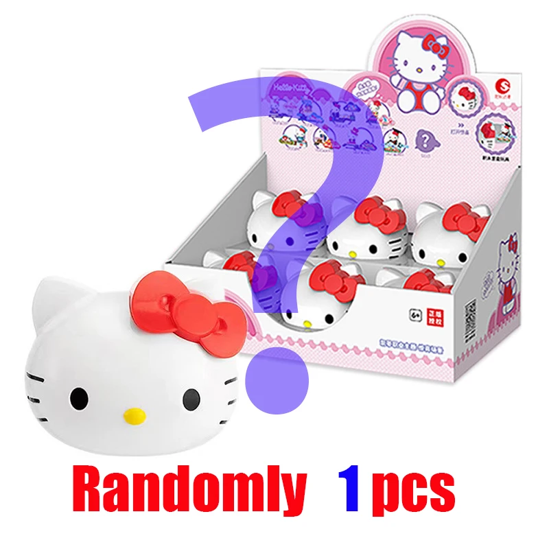 thumbnail image 1 of Figura de acción de Hello Kitty Twisting Egg genuina de Sanrio, juguete para armar, bloque de escena, muñeca, regalo de Navidad para niños, para niñas, 1 of 5