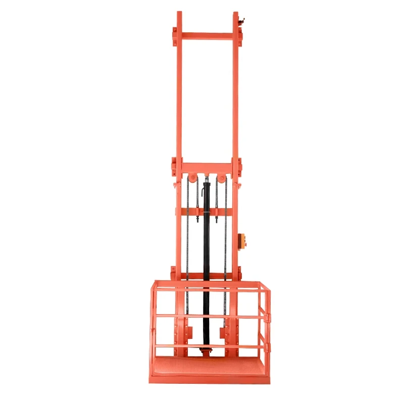 Elevatore Elettrico 500KG/1000KG, Piccolo Sollevatore Idraulico Elettrico, Montacarichi a Guida Lineare, Elevatore Semplice per Magazzino e Casa - immagine 6
