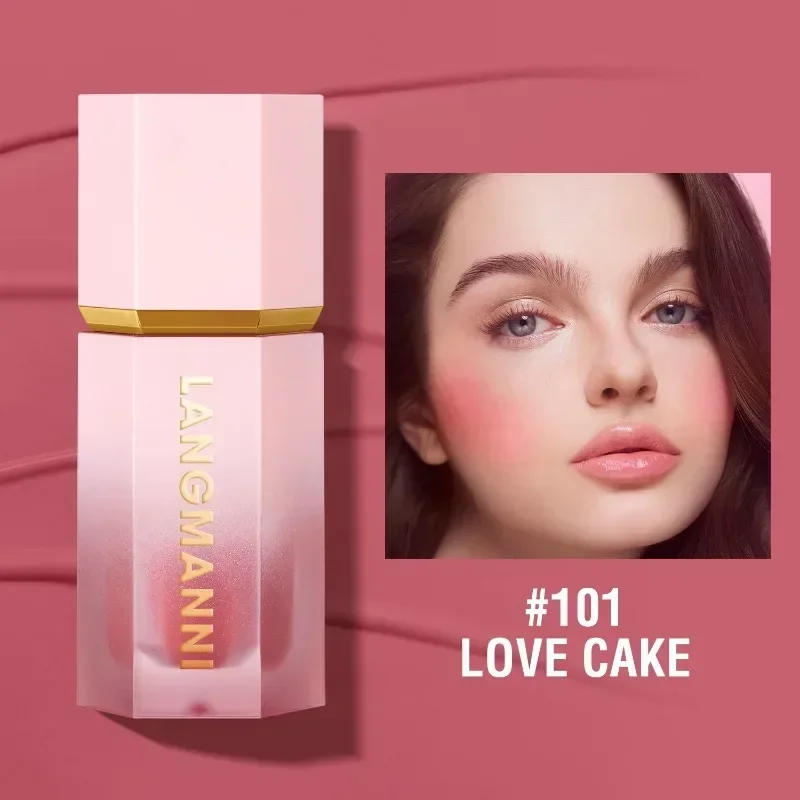 Liquid Blush 8 Colors Waterproof Multi-purpose Facial Nourishing Blush Stick Cheek Natural Blusher Korean Makeup for Women