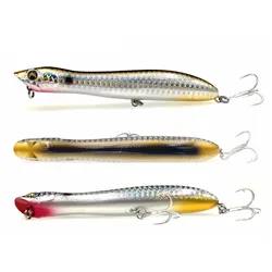 TSUYOKI Enhanced Surface Popper Fishing Lure, 125mm, 17.5g (New Color E)