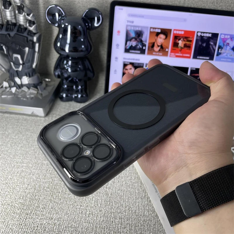 Transparent Magnetic Camera Protection Case - TPU Soft Silicone Cover
