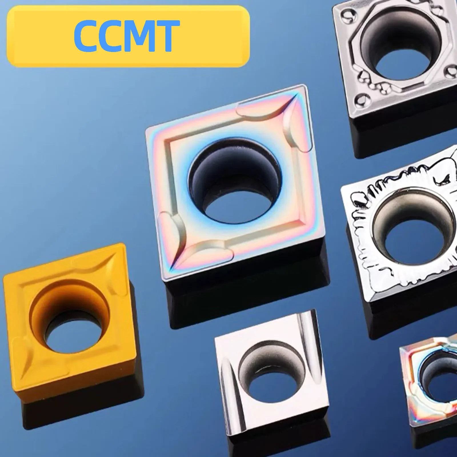 

10pcs Carbide Inserts CCMT Diamond Boring CNC Lathe Outer Circle Inner Hole Cutter Grain Stainless Steel Turning Blade Tools