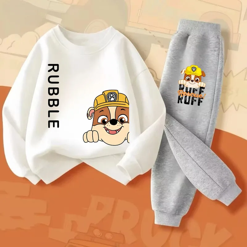 Boys’ Sports Pullover & Pants Two-Piece Set – PAW Patrol Spring Kids Casual Outfit 1
