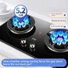 Double Stove Settable Time Desktop, Embedded Kitchen Cooking Bottled Liquefied Gas Pipeline Mounted Natural Gas Gas Stove 3