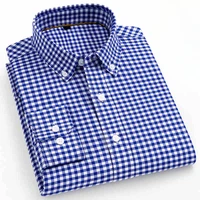 Haute qualité 100% coton mode korena chemises à carreaux populaires pour homme coupe ajustée chemise décontractée formelle tendances élégances vêtements de bureau 4