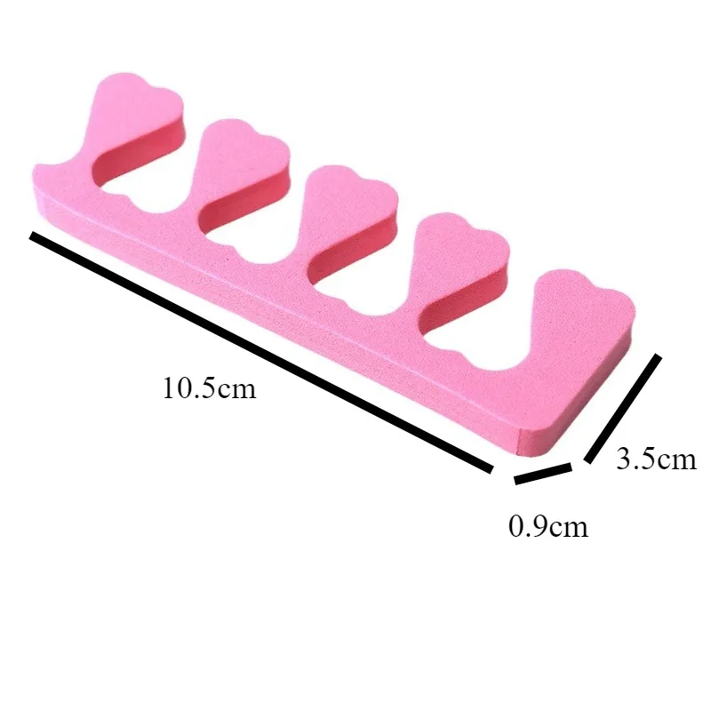 10/50/100Pcs Soft Sponge Manicure Nails Art Tools Toe Separator Fingers Separators Spacer Pedicure Toes Spreaders Divider