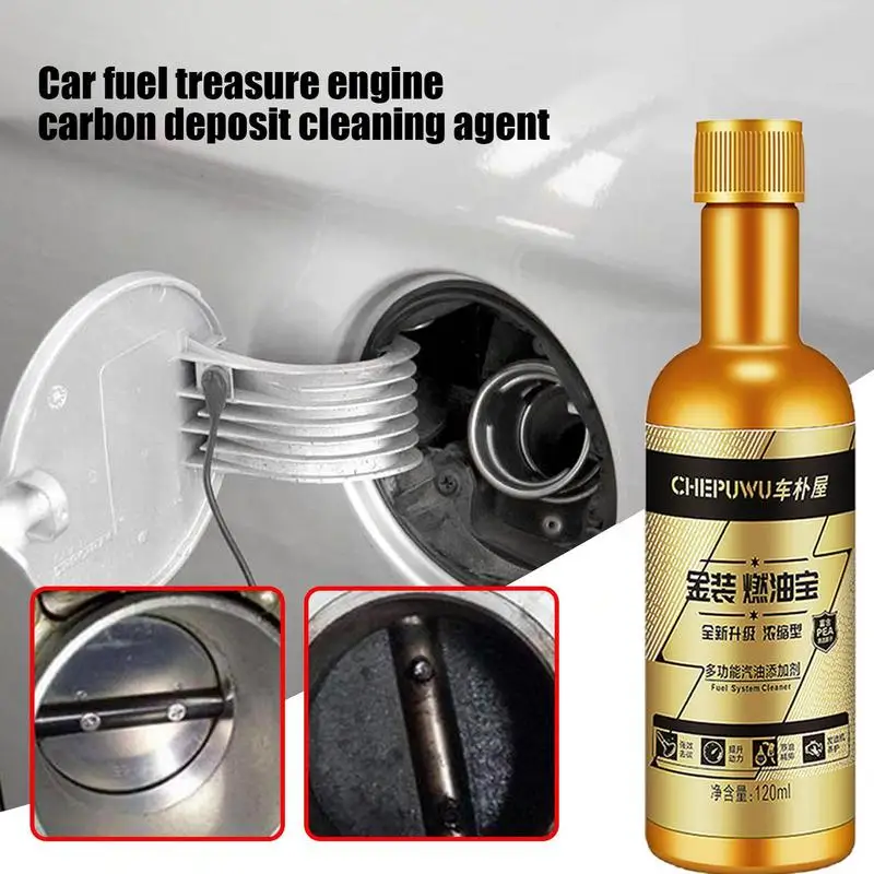 120ml Fuel Injector Cleaner Car System Petrol Saver Save Gas Oil Additive Carbon Cleaning Agent Restore Peak Performance