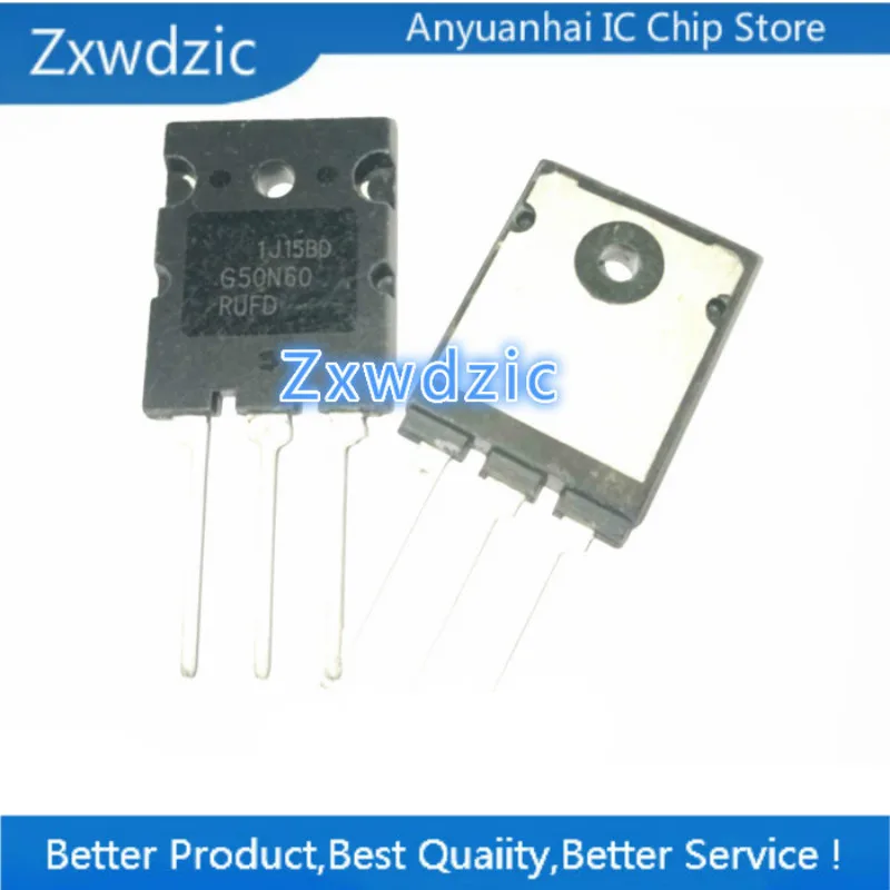 

Zxwdzic 10pcs New Imported Original SGL50N60RUFD G50N60RUFD G50N60 TO-264 IGBT Single Tube 50A 600V