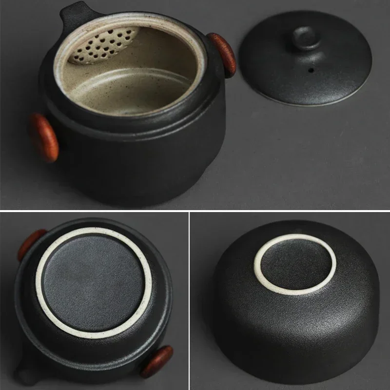 Ceramic Porcelain Teapot & Teacups Travel Office Kung Fu Tea Set Teaware Handmade Portable Chinese Tea Set Pot and Cup
