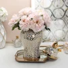 Gold Leopard Print Ceramic Jar General Jars Ginger Storage Porcelain Handicraft Ornaments Home Decoration Vases Pots 5