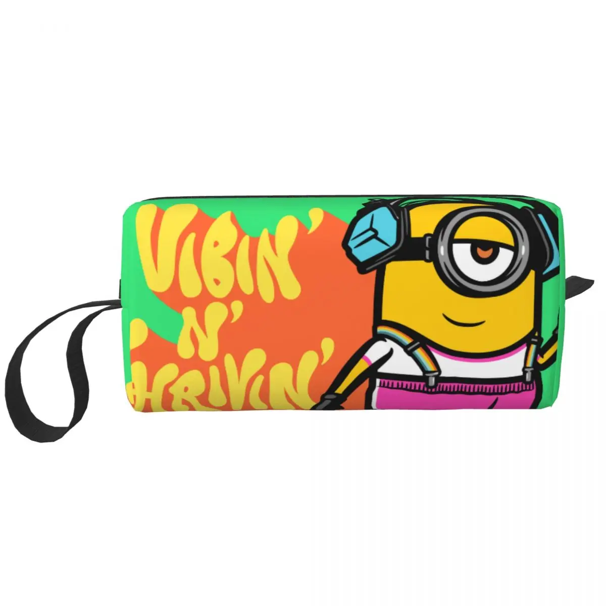 Minions Makeup Bag Pouch Waterproof Vibin And Thrivin Cosmetic Bag Travel Toiletry Bag Organizer Storage Purse Uomo Donna