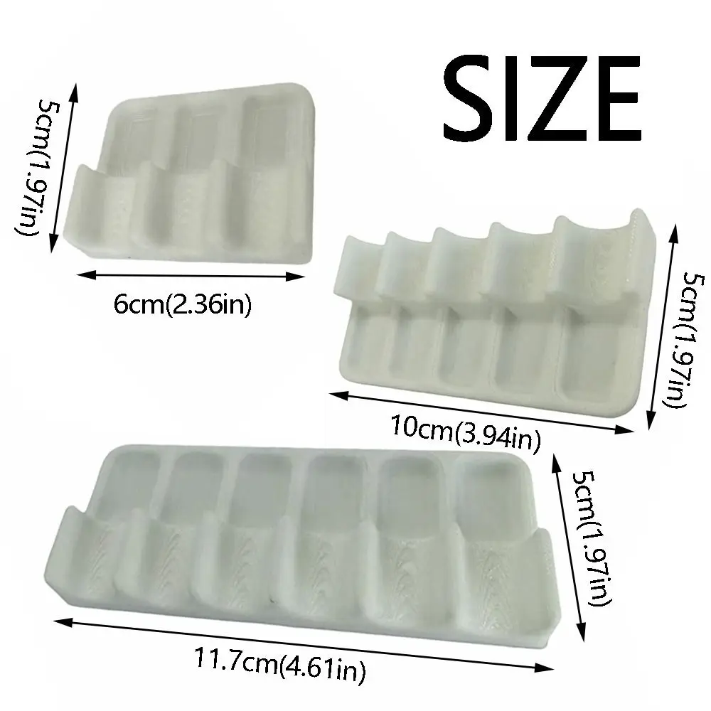 3D 프린팅 플라스틱 브러시 홀더 내구성이 뛰어난 휴대용 페인팅 브러시 받침대 홀더 청소가 용이한 미니 사이즈 3D 프린팅 홀더