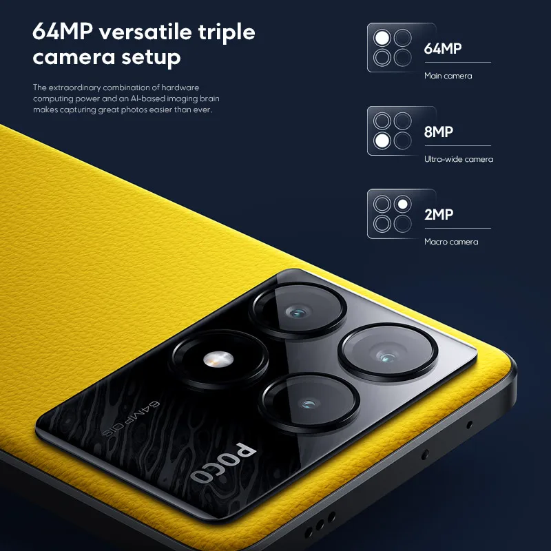POCO X6 Pro 5G Global Version Smartphone Dimensity 8300