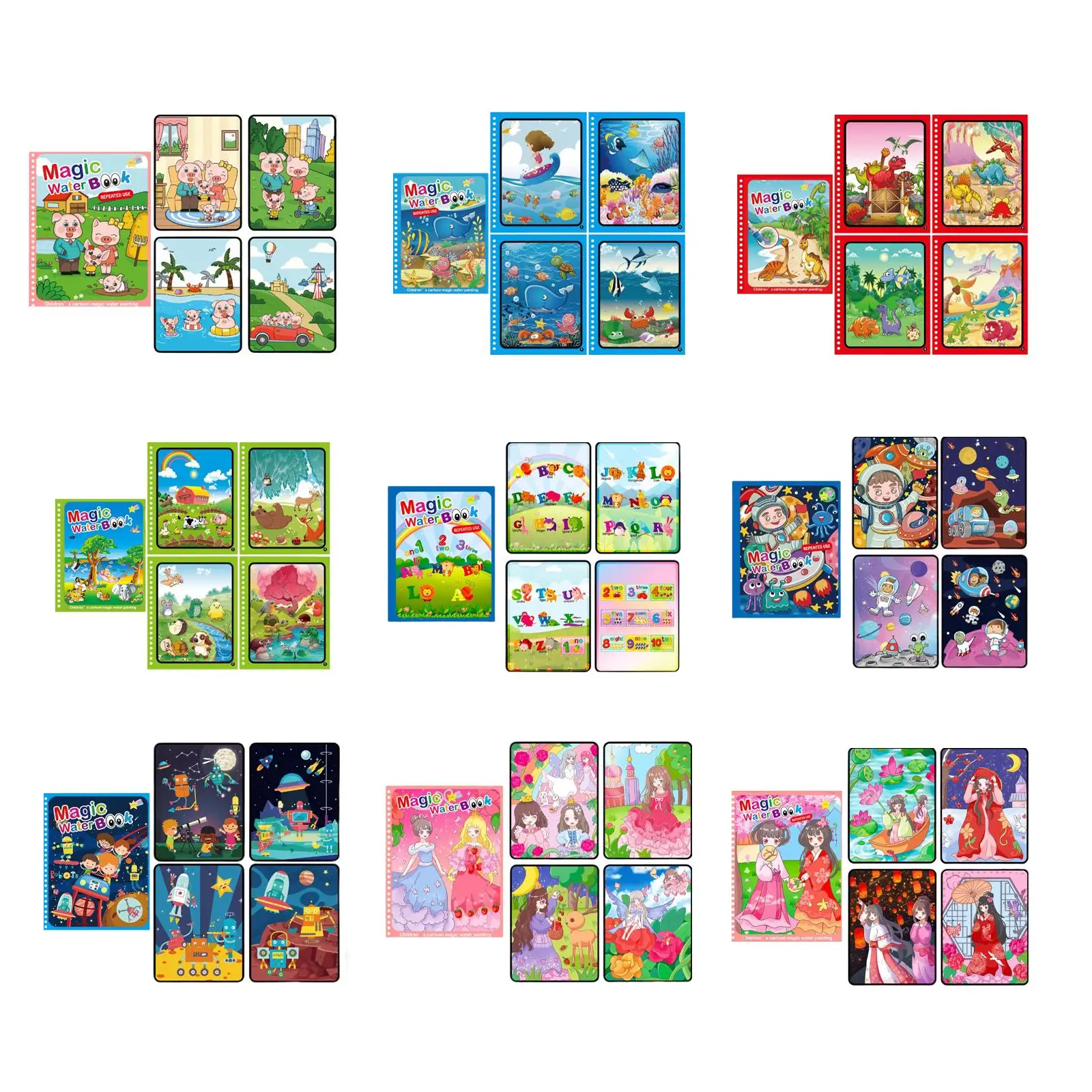 

Water Painting Album Arts Toy Montessori Toys Educational Toys for Household