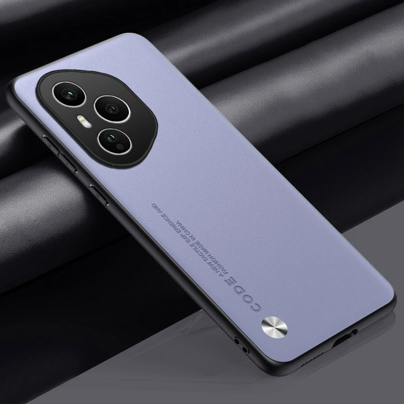 Luxury PU Leather Shockproof Phone Case - Full Protection Back Cover