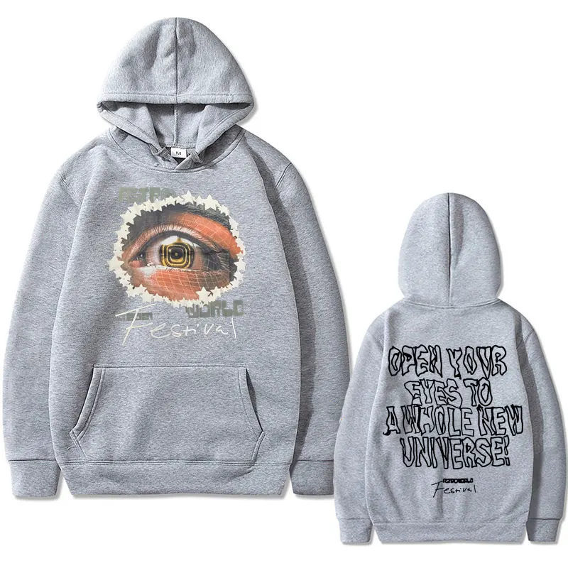Cactus Jack Print Hoodie Men's Oversized Hip Hop Sweatshirt Men Women Clothes Male Trend Street Hoodies Mens Vintage Streetwear
