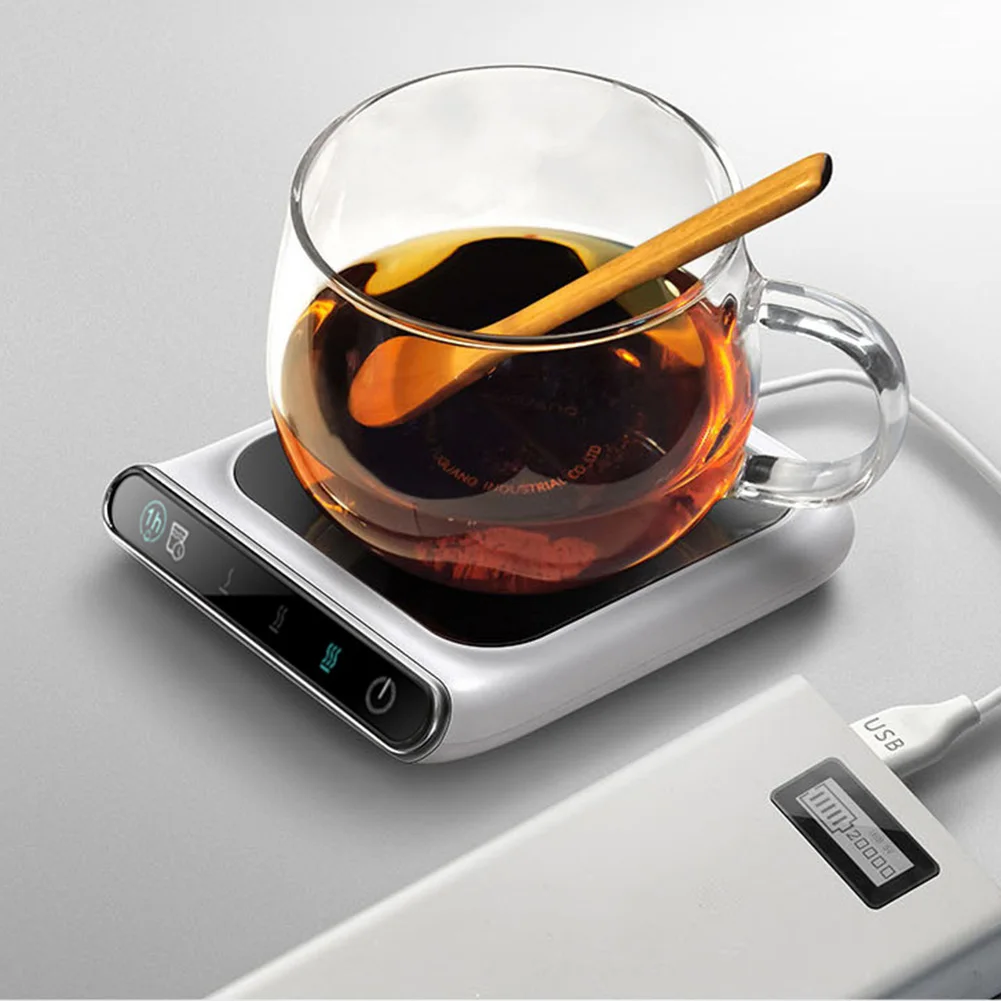 Home Office Cup Warmer Pad Beverage Mug Warmer Heating Pad Keeping Your Drink Warm Coaster for Coffee Milk Tea