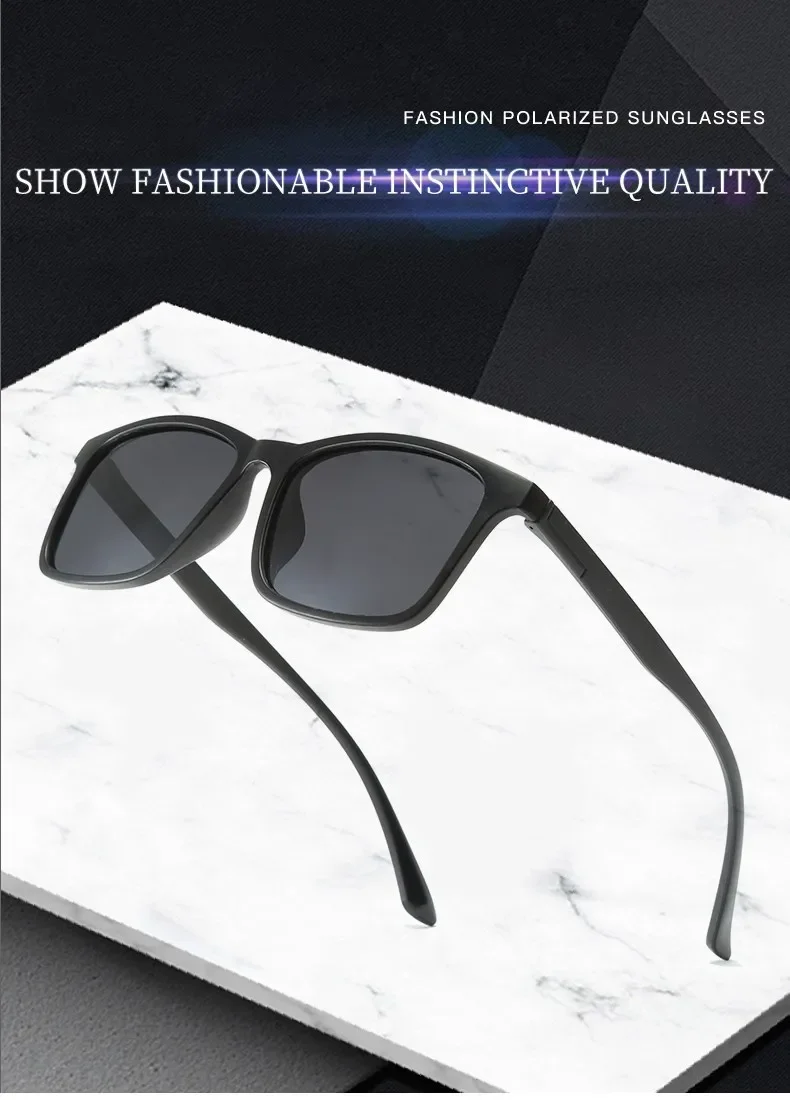 Description Picture 3 of itemPolarized Sunglasses Men Vintage Square Sun Glasses Brand Design Eyewear Fishing Driving Goggles Male Gafas De Sol UV400