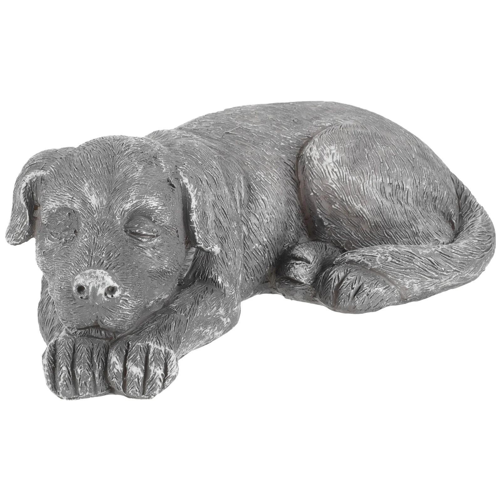 

Pet Memorial Statue Remembrance Stone for Garden Decorations Headstones Outdoor Animal Resin