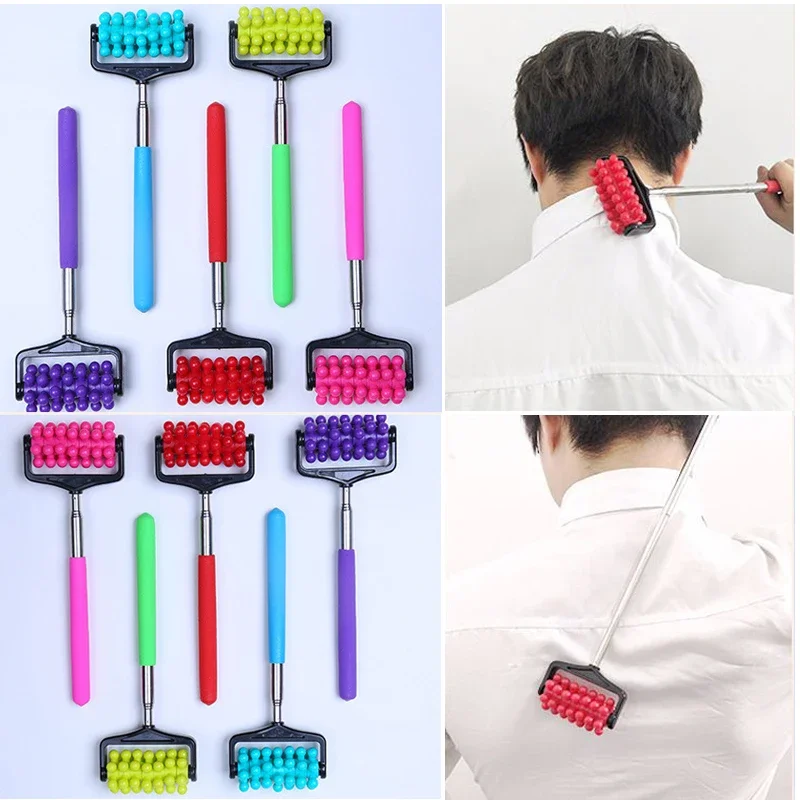 Multi Back Scratcher Telescopic Massage Case Adjustable Handy Stainless Steel Pen Clip Pocket Scratching Kit Dragon Claw 21-58cm