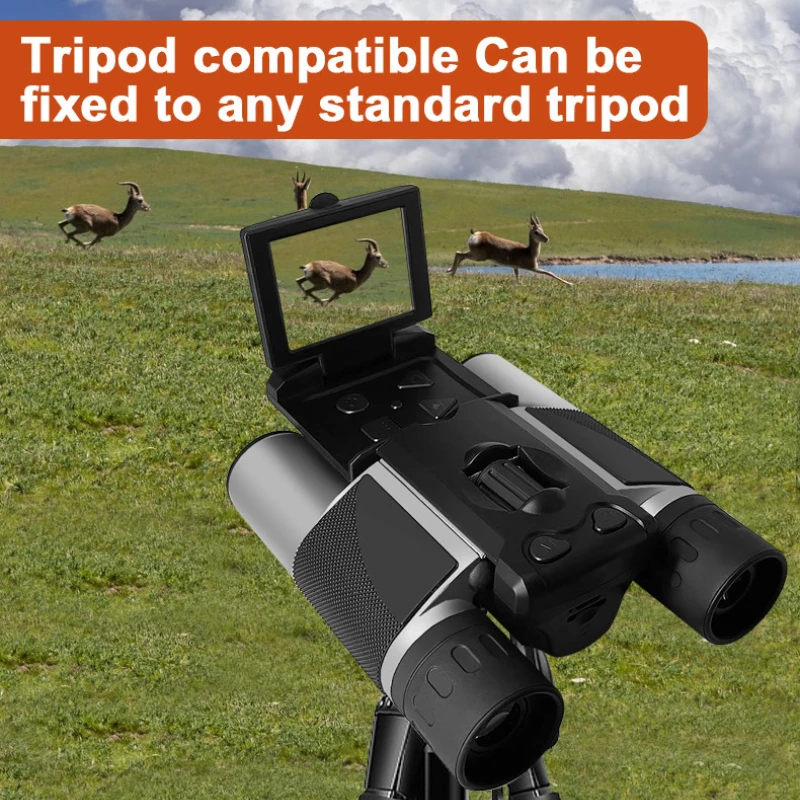 DT10  Binoculars Telescope 10X25 Camera with 2.0inch LCD Screen HD Digital Camera Rechargeable Video Camera Recorder