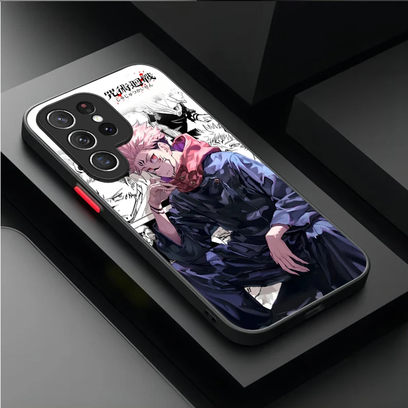Jujutsu Kaisen Matte Protective Phone Case - Anime-Inspired Design