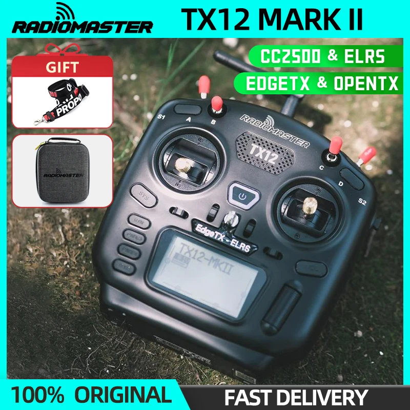 RadioMaster TX12 MKII マーク 2 MK2 ラジオ CC2500/ELRS EdgeTX