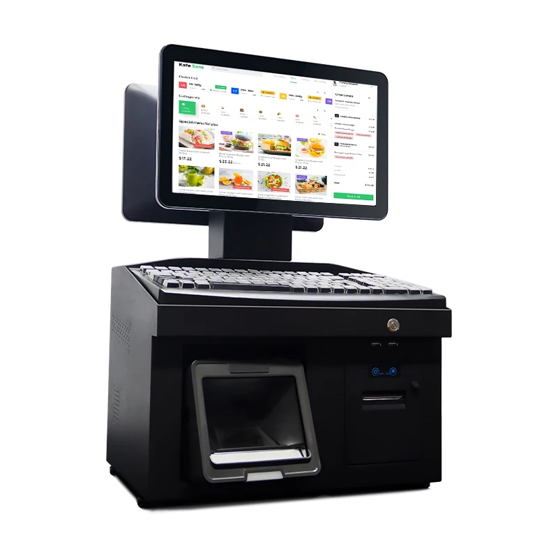 Dual Touch Screen Monitor Cash Drawer Android Cash Register All in One ...