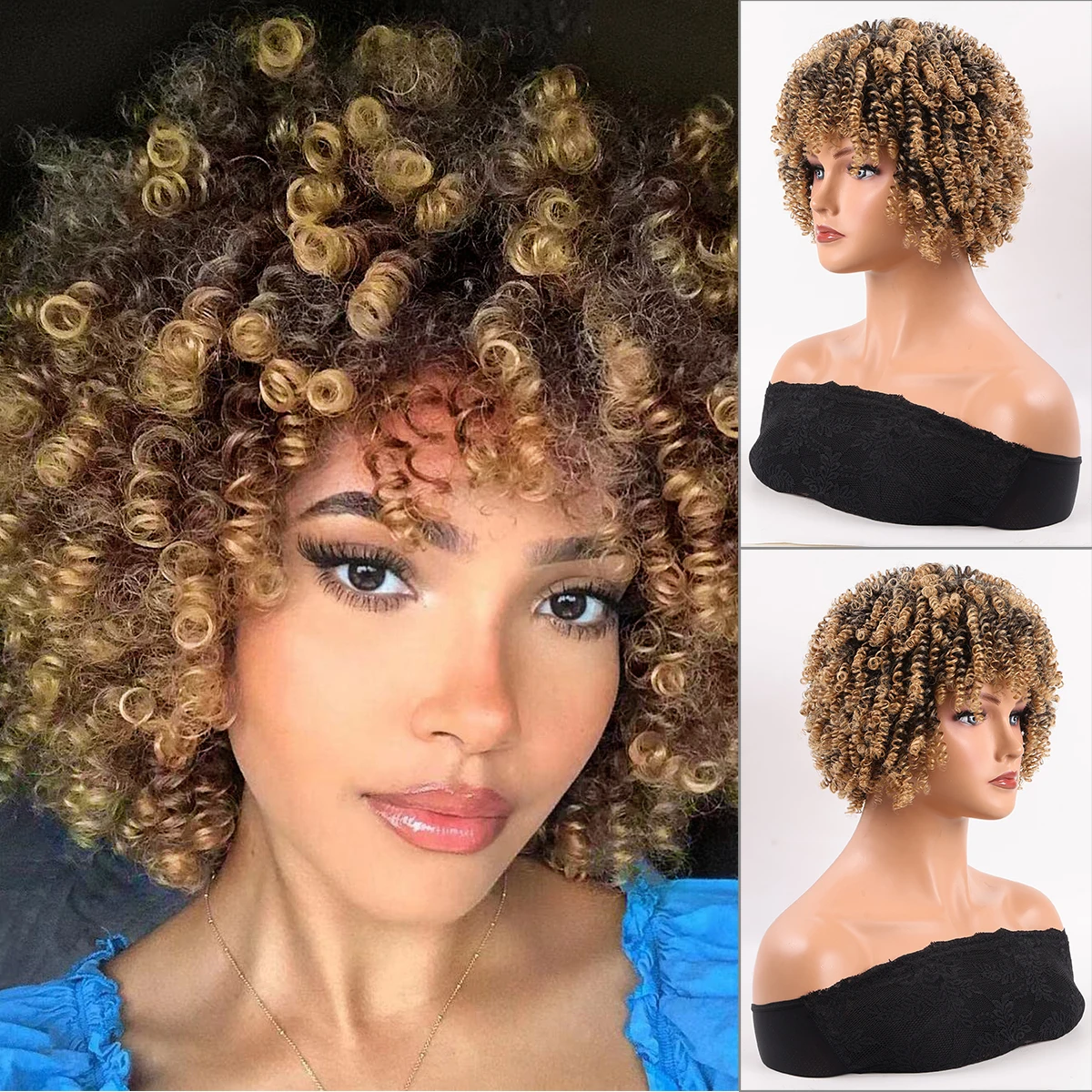 Morena Iluminada Crespo Curto: Tendência de Cabelo Afro para Mulheres Negras, image size:1200x1200