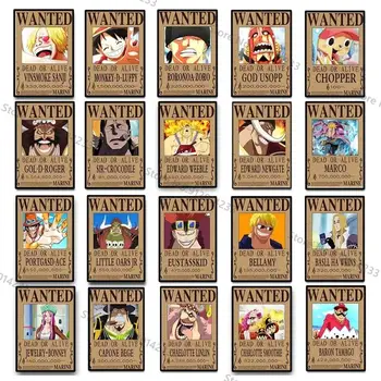 Постер и печать на холсте японского аниме «Ван-ПИС мертвец или живых Манга», Настенная картина для гостиной, спальни, домашний декор