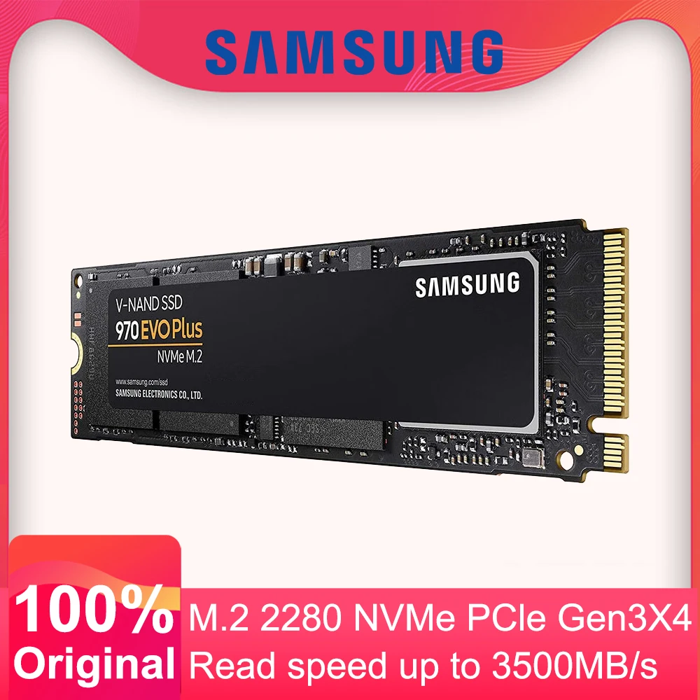 Samsung 970 EVO Plus M.2 NVMe SSD 250GB 500GB 1TB 2TB Nvme Pcie Internal  solid-state Drive Inch laptop solid-state drive PC disk
