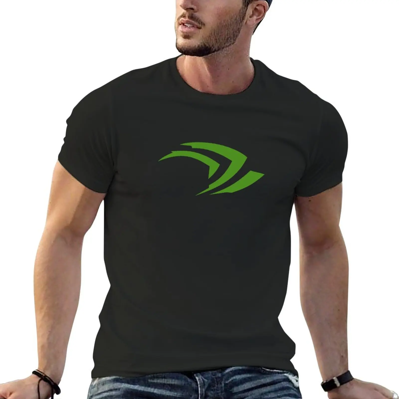 

New Nvidia Logo T-Shirt tops sublime t shirt graphic t shirt sweat shirts, men