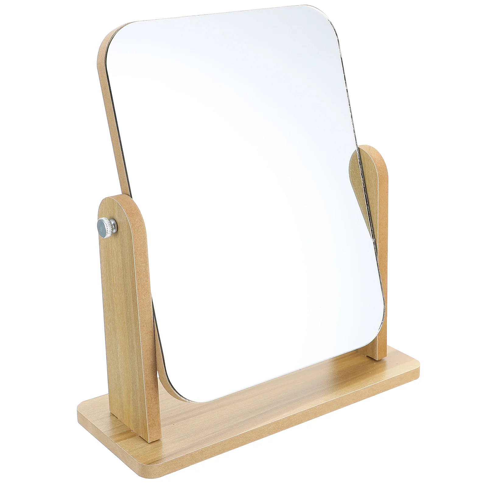 

Desktop Vanity Mirror Jewelry Shop with Stand Girls Makeup Glass Swivel Home