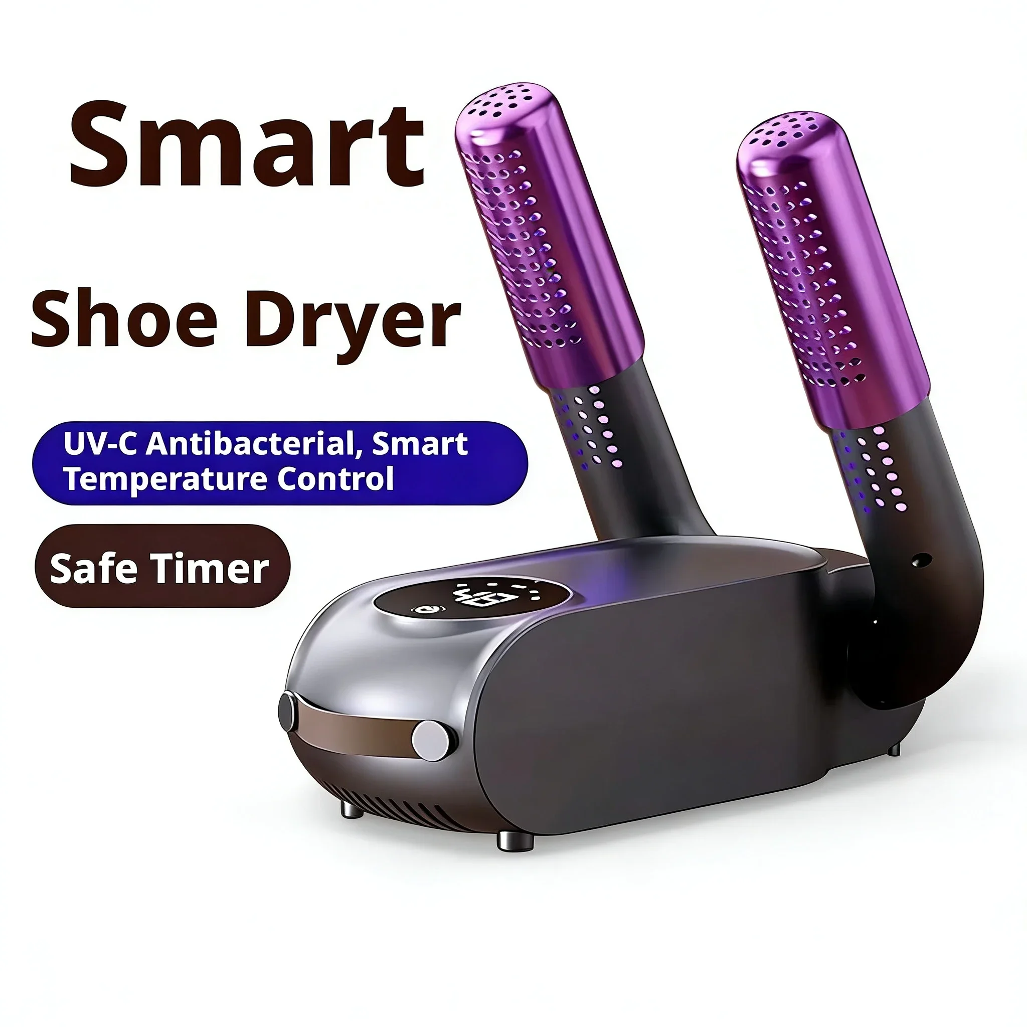 Intelligent Constant Temperature Shoe Dryer Fast Drying & Antibacterial Foldable & Hanging Portable Small Dryer for Home & Dorm 1