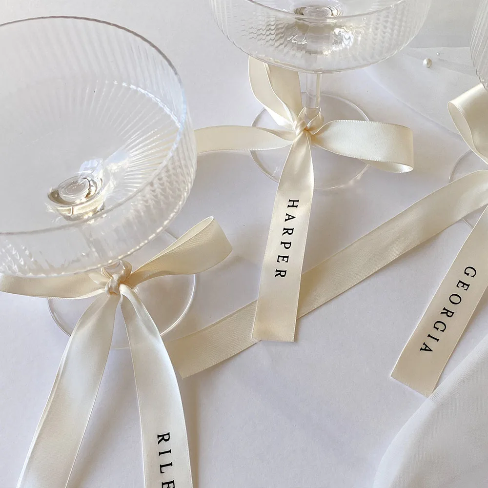 personalized ribbon for bridal shower