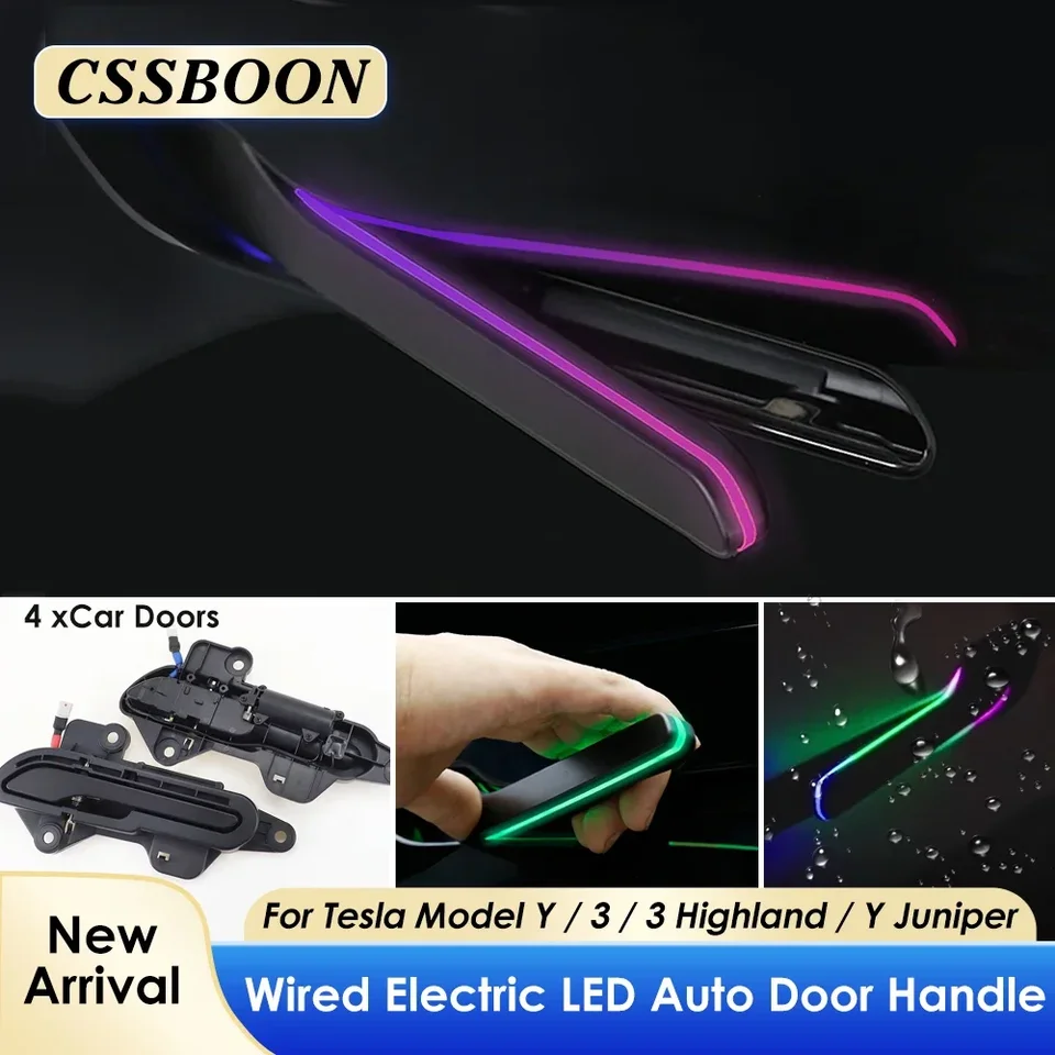 テスラ モデル3 Y ハイランド用 新型Yジュニパー 最新LED電動ドア