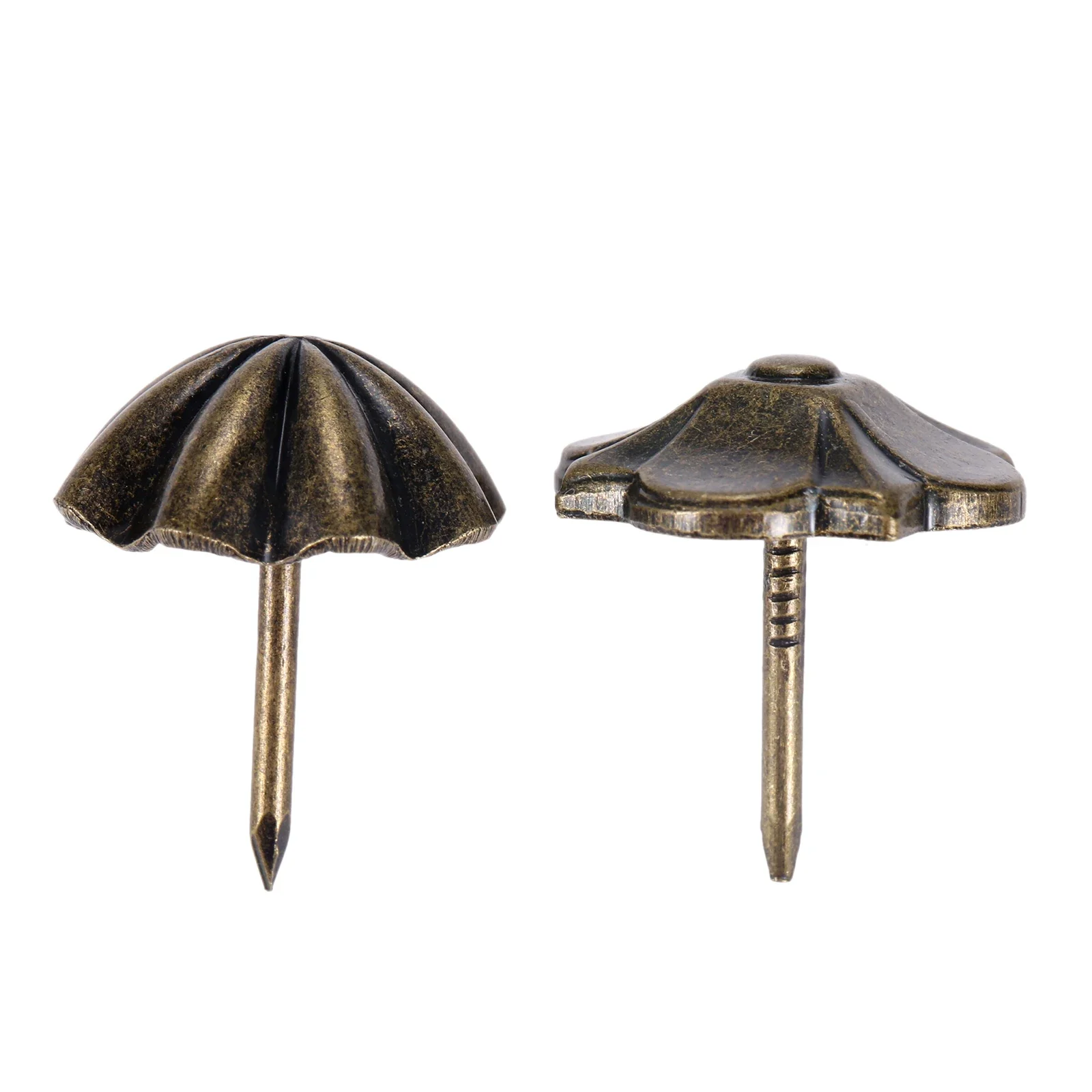 10Pcs 20*22mm Umbrella/Four-leaf Clover Upholstery Nails Jewelry Wood Box Sofa Furniture Decorative Tacks Studs Pushpin Doornail upholstery nail