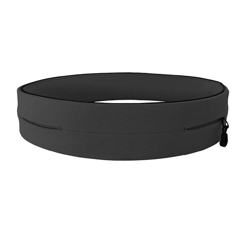 High Elastic Sports Running Waist Bag Four-port Belt Pack Marathon Outdoor Fitness Yoga Belly Bag Anti-theft Mobile Phone Bag 4