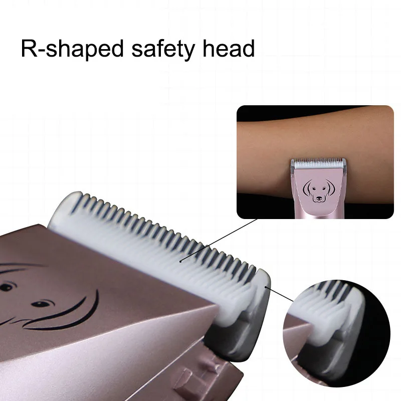 Professional Electric Pet Dog Hair Trimmer Dog Rechargeable Animals Grooming Clippers Cat Shaver Hair Cutting Machine