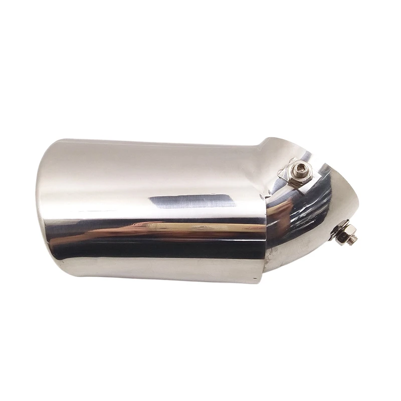 

For Chevrolet TRAX Exhaust Tip Muffler Stainless Steel Silver Modified Exhaust Pipe Decoration Tailpipe Inlet 76mm