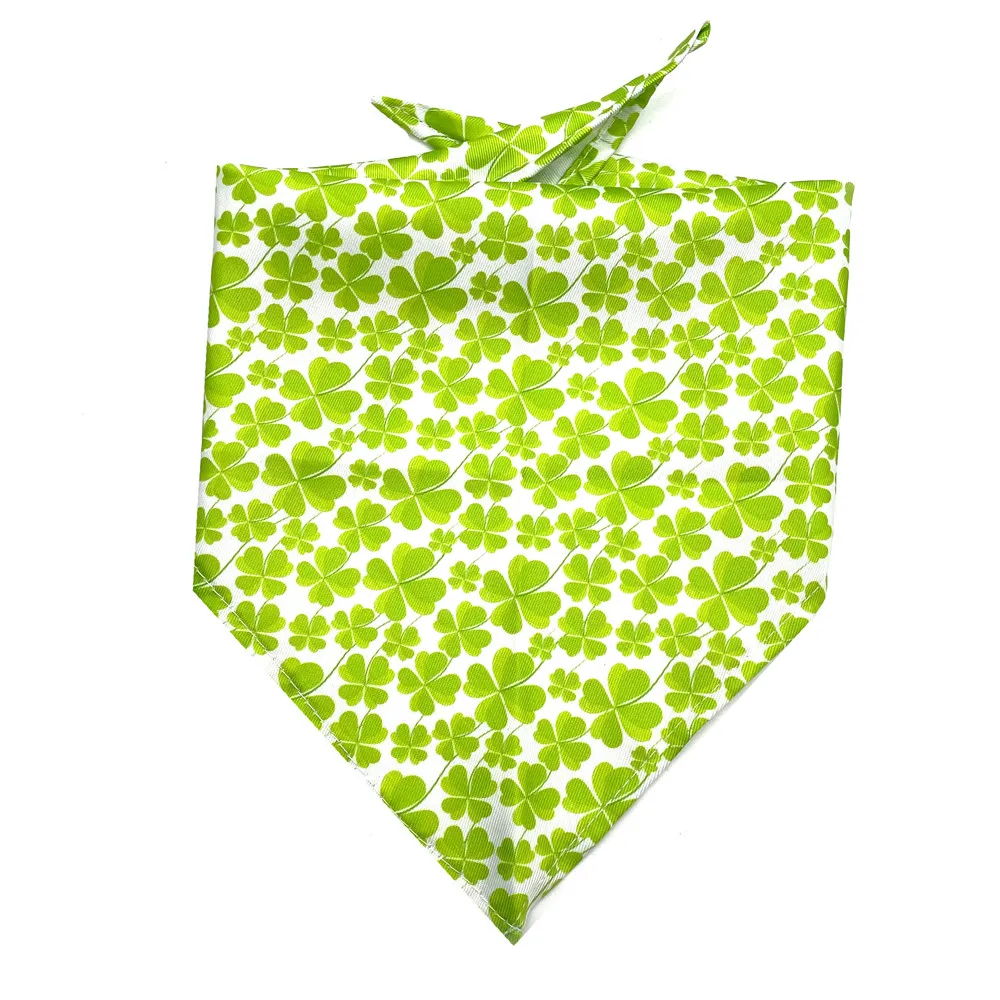 Title 15, 30/50pcs ST Patricks Day Pet Dog Bandana Acces...