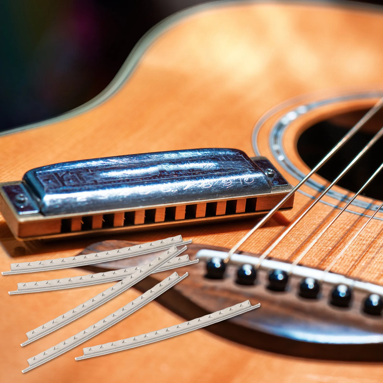 

40 Pcs Acoustic Guitar Frets Electric Fretboard Accessories Wires Classical Durable Cupronickel