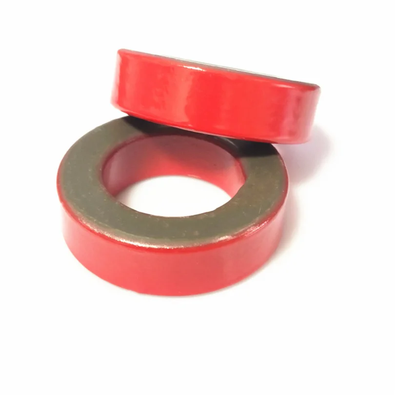 Ferrite Filter Core T106-2 Iron Ferrite Toroid Cores 27*14*11 mm For Inductors Iron powder Red Ring Low permeability